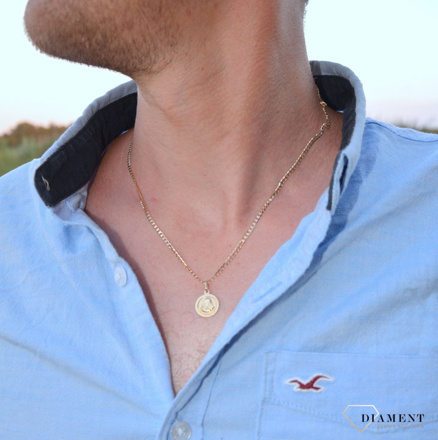 Łańcuszek damski pancerka 45cm 1102-065.jpg